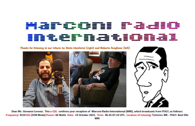 MARCONI RADIO INTERNATIONAL