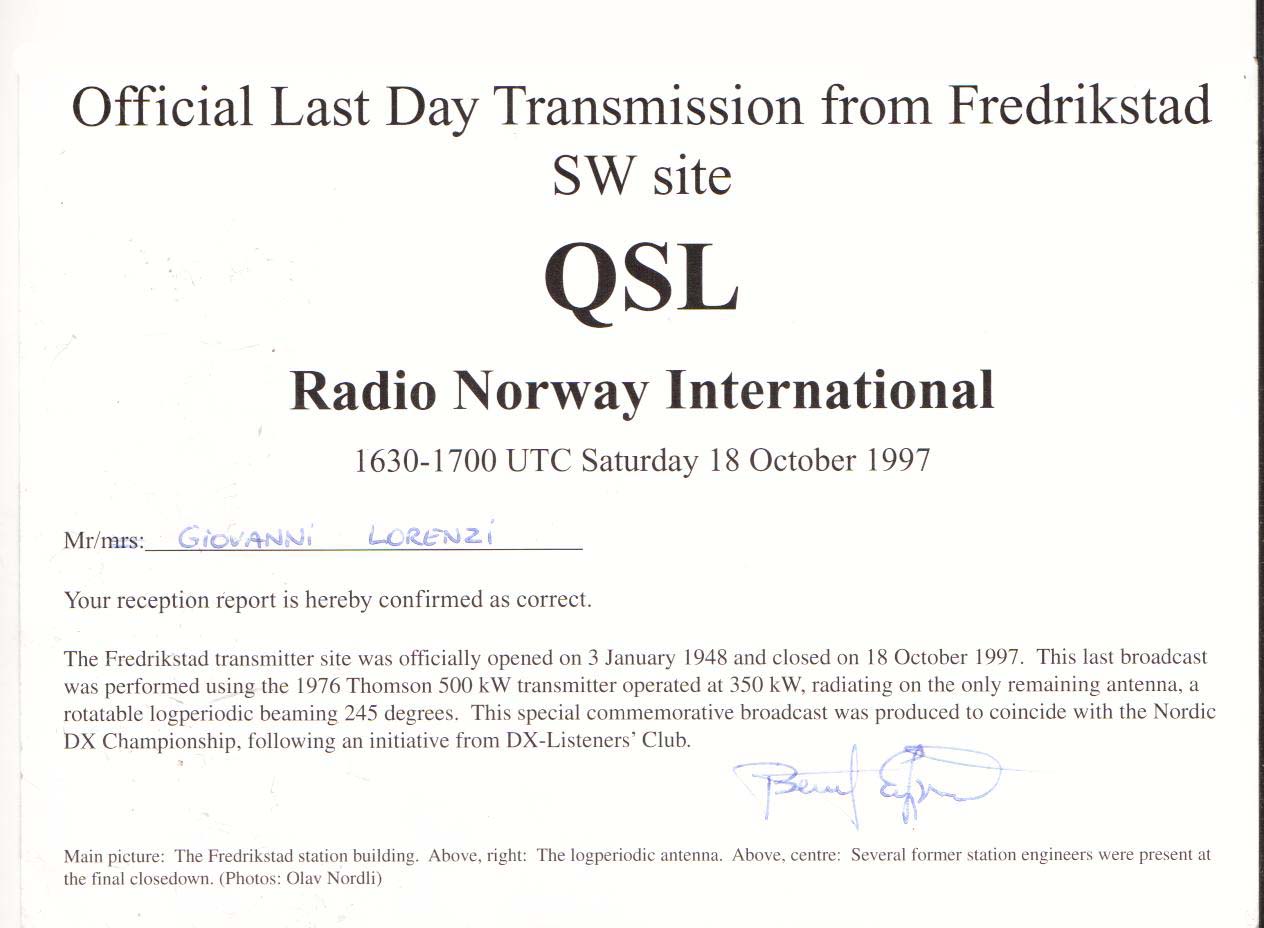 RADIO NORVEGIA