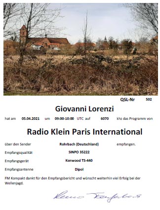 RADIO KLEIN PARIS