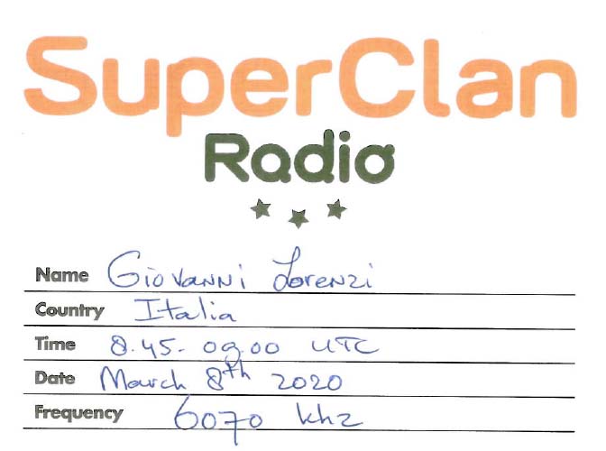 SUPERCLAN  RADIO