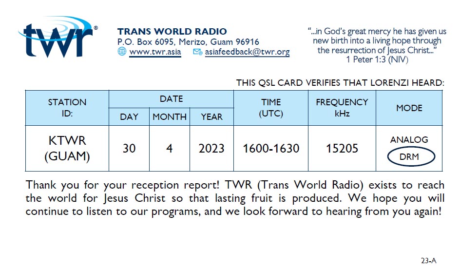 GUAM TWR