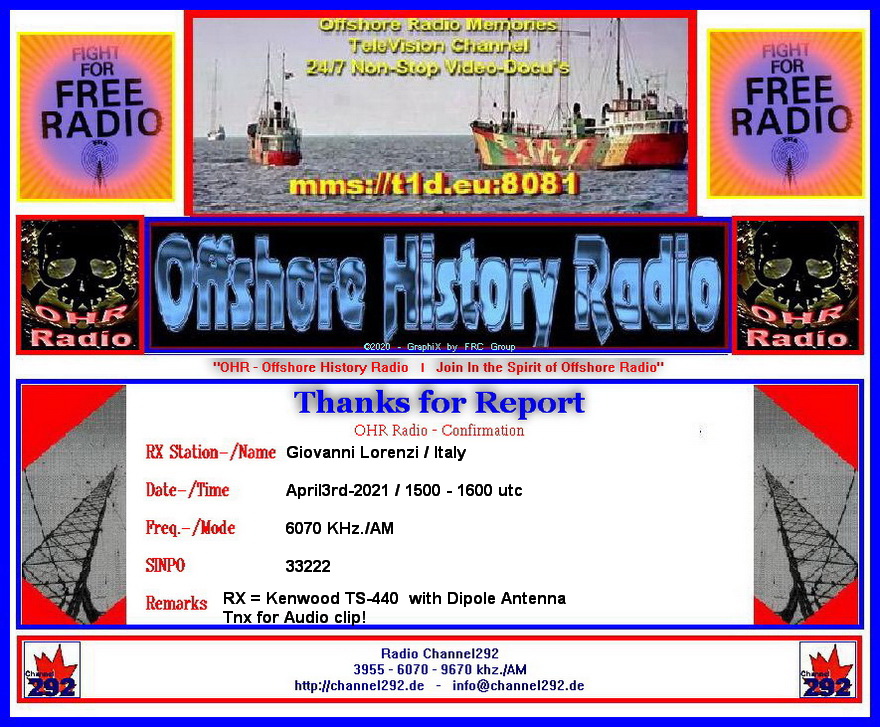 OFFSHORE HISTORY RADIO