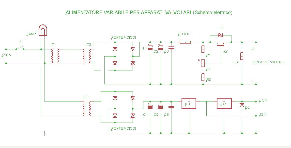 SCHEMA ALIMENTATORE